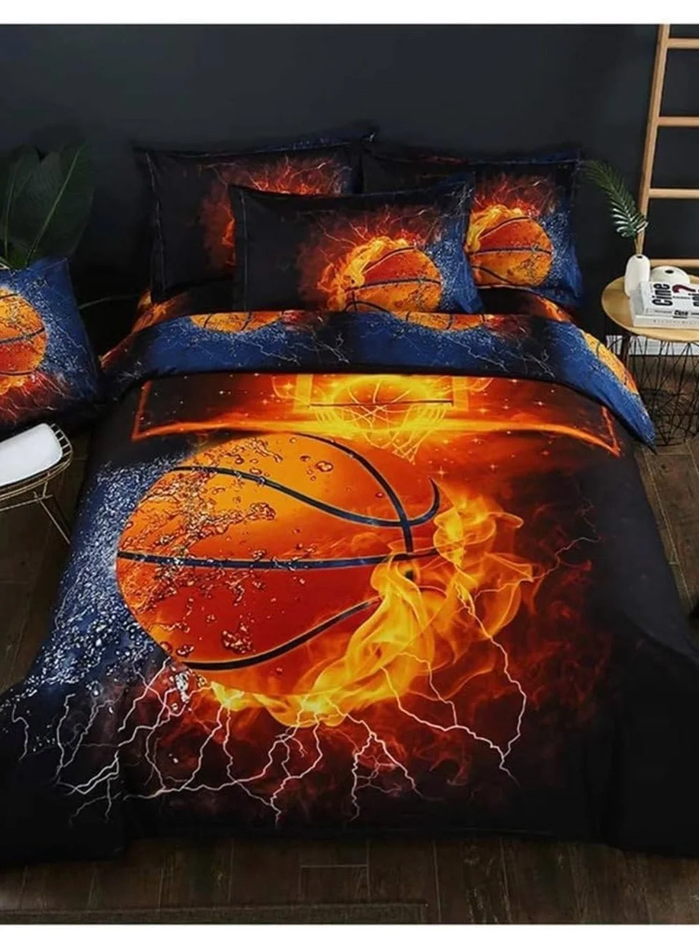 3D Basketball Comforter — Twin Size